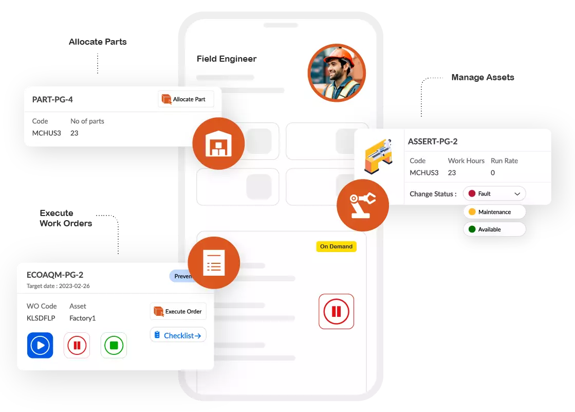Fogwing CMMS Field Engineer Mobile App